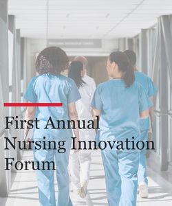 First Annual Nursing Innovation Forum Banner